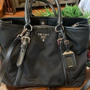 Prada nylon cross body bag